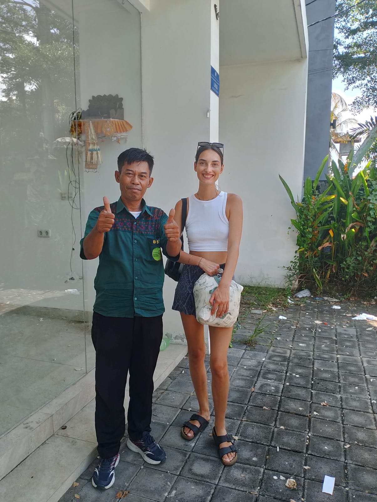 Made with a happy guest in Bali
